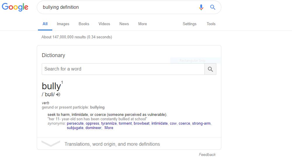 bullying - Google