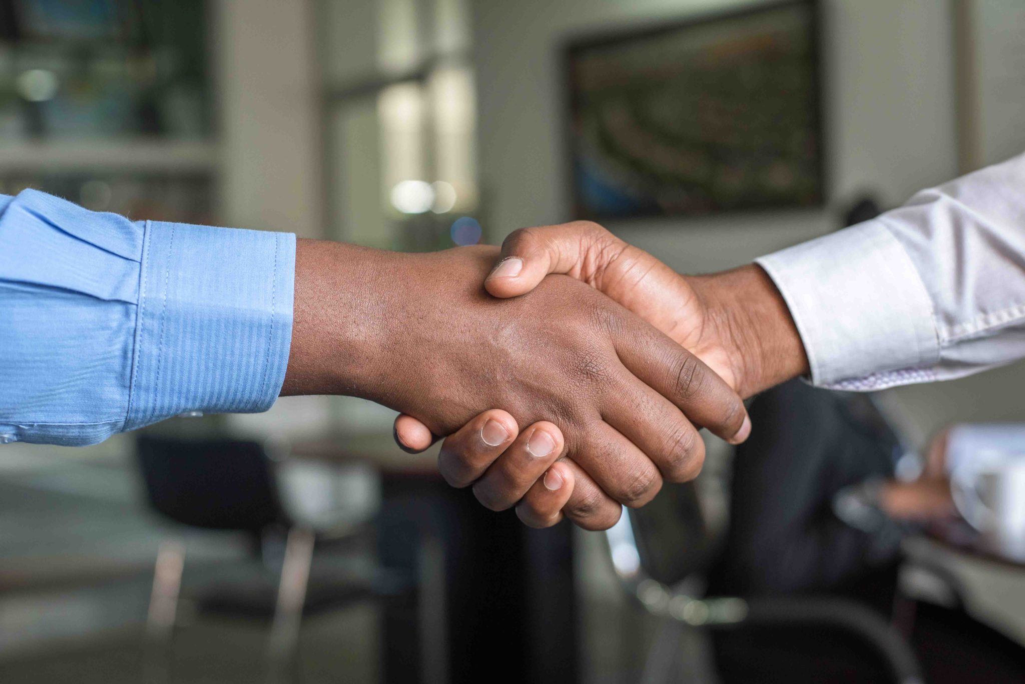 Handshake After Buying Academic Writing Account