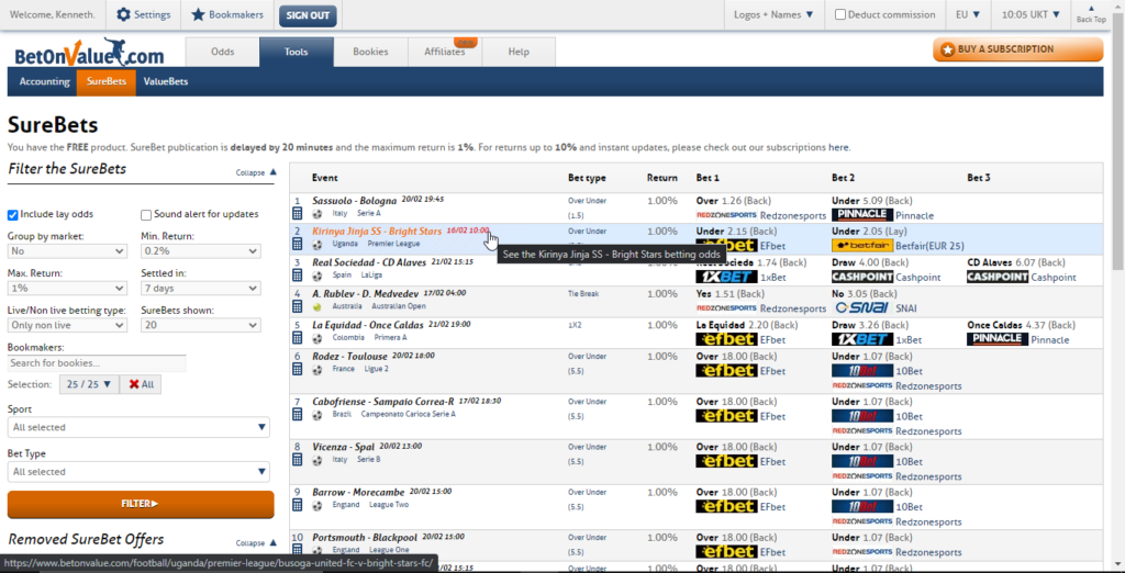 BetOnValue_Semi_Professional_Arbitrage_Betting_Software