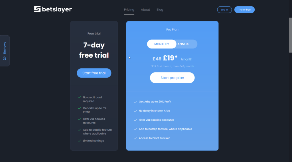 BetSlayer_Best Semi Pro arbitrage Betting Software